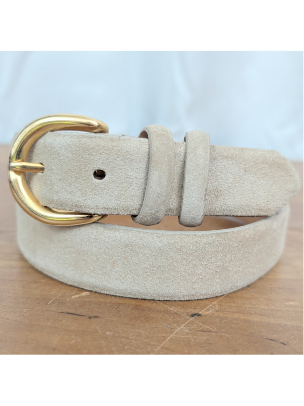 Vintage Harken USA made Suede belt Size 34